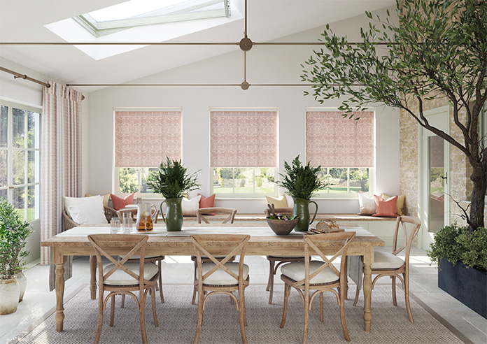 Tribe Mandala, Rust Orange - Twist&Fit Roller Blind - Image 8